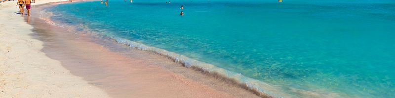 Elafonisi - plaża z różowym piaskiem
