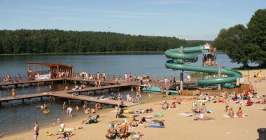 Plaża Miejska w Lidzbarku nad Jeziorem Lidzbarskim