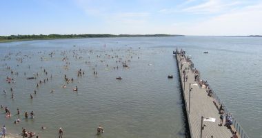 Kąpielisko w Zieleniewie-Morzyczynie nad Jeziorem Miedwie