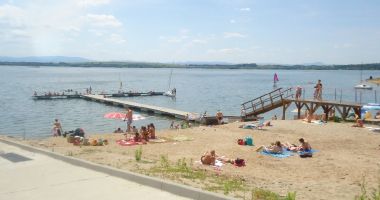 Bathing Beach in Borzygniew, Mietkowskie Lake