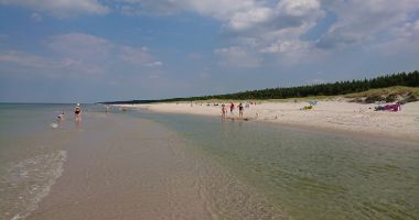 Beach in Slajszewo, Baltic Sea