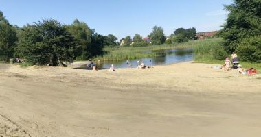 Kijewo Beach in Szczecin, Deer Pond