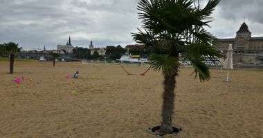 City Beach on Grodzka Island in Szczecin