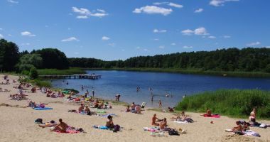Beach in Piecki, Lake Piecki