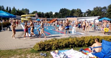 Summer Swimming Pool at Dekabrystow Street in Czestochowa