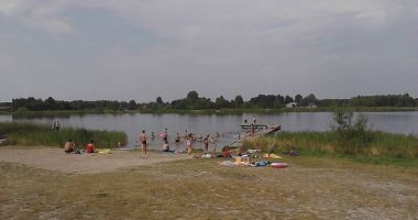 Beach at Majdan Zahorodynski Lagoon