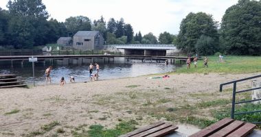 Plaża w Brudnicach nad Wkrą