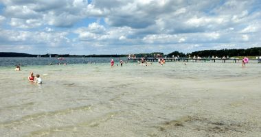 Plaża O.W. Rusałka w Warchałach nad Jeziorem Świętajno Narckie