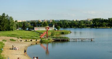 Beach in Cracow, Bagry Lagoon