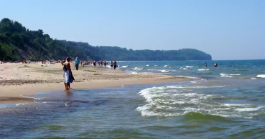 Plaża Cetniewo we Władysławowie nad Morzem Bałtyckim