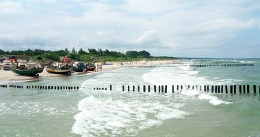 Beach in Mielno, Baltic Sea