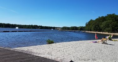 Bathing Beach Paprocany in Tychy, Lake Paprocanskie