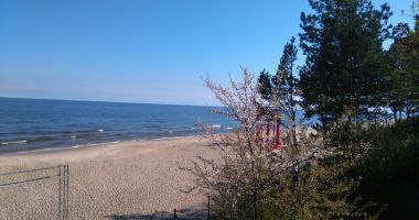 Beach in Stegna, Baltic Sea